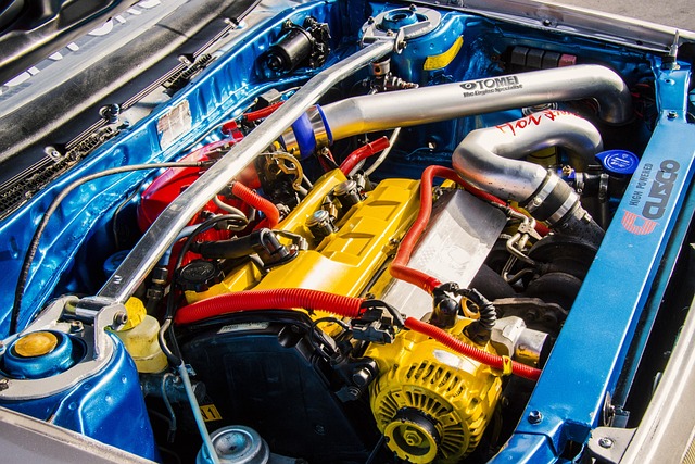 motor v autě