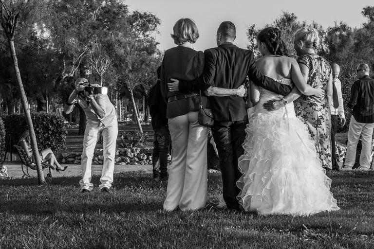fotografování svatebčanů